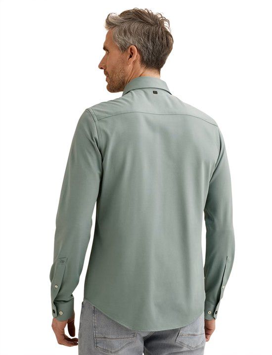 Vanguard Blauw Katoen Regular Fit Overhemd