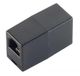 1aTTack.de 1x - RJ45-koppelingadapter Western Female 8/8 naar Western Female 8/8 1:1 bedrading Vergulde contacten Niet afgeschermd Voor telefoonnetwerk DSL