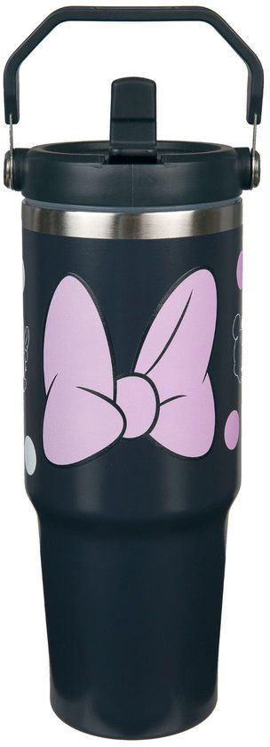 4KidsOnly Undercover Minnie Mouse drinkfles RVS Grijs 0.90 l