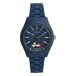 Timex Peanuts 41 mm herenhorloge - blauwe band, blauwe wijzerplaat, blauwe kast, TW2V53300
