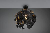 RL LIVE YOUR LIGHT REALITY LEAVY Plafondlamp Zwart mat