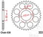 JT-Sprockets JTR33-38 tandwiel