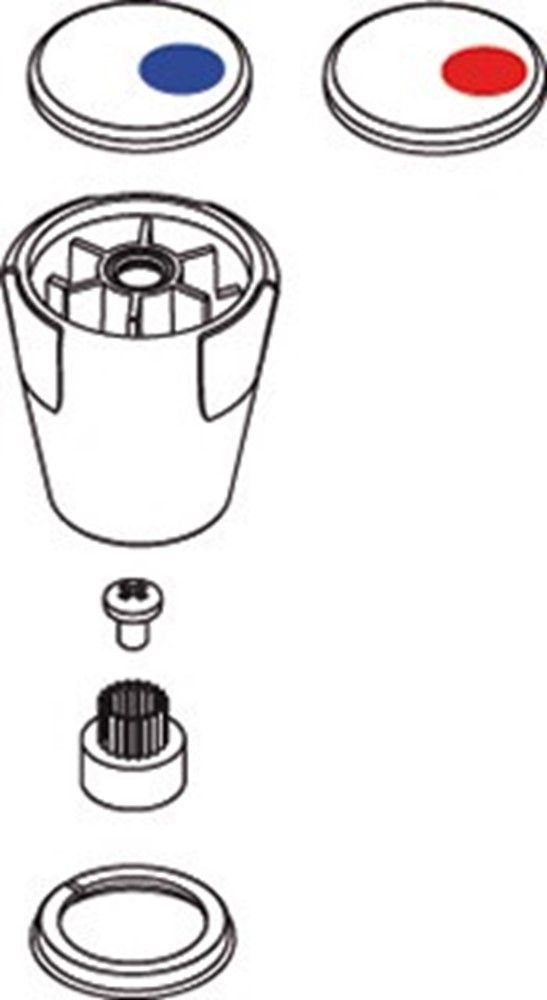 Venlo Nimbus II F963580AA - Chroom - Koud/Warm