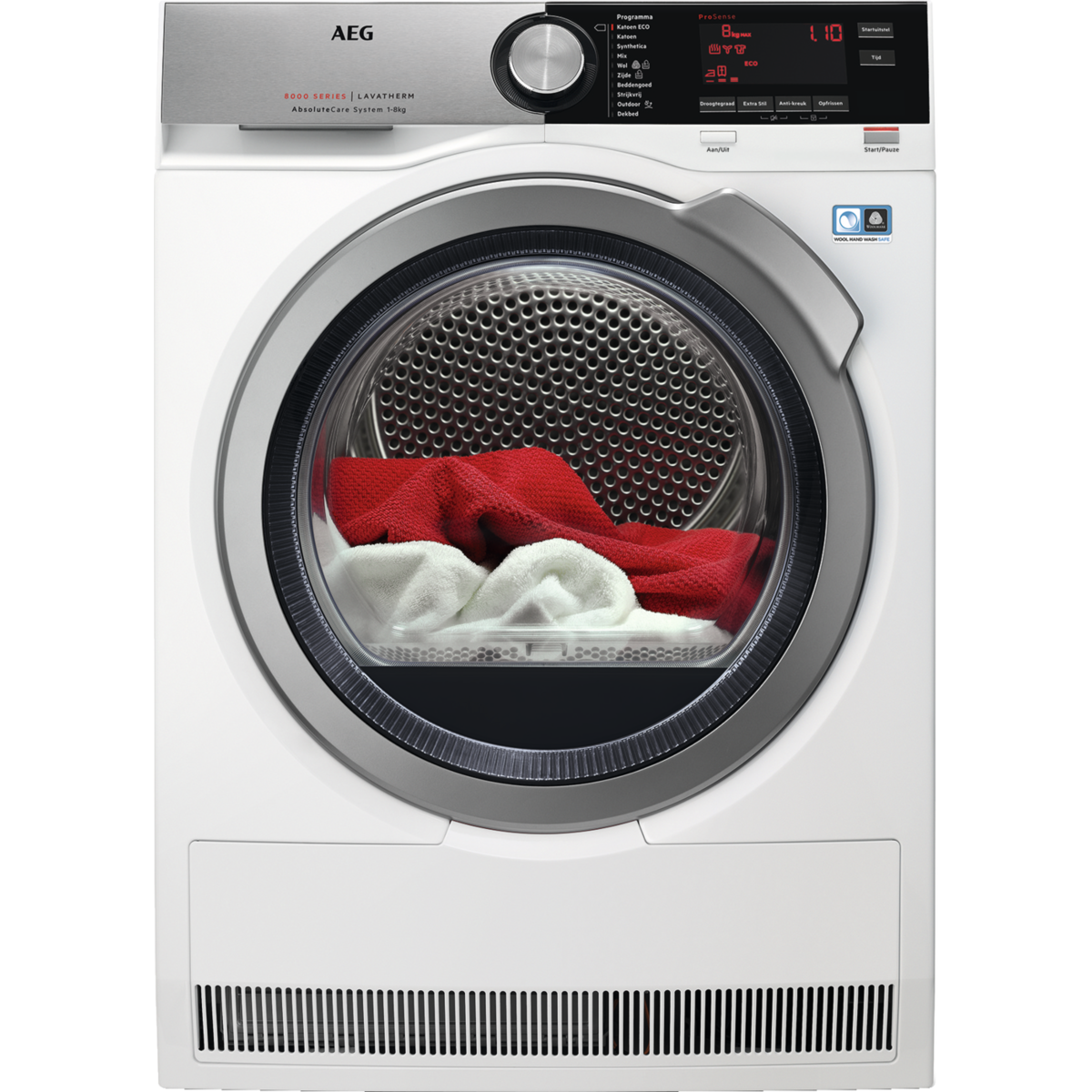 AEG T8DEN86CS - Warmtepompdroger - 8 kg - A+++ - Wit