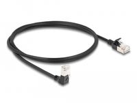 Delock 80305 Netwerkkabel Zwart 1 m Cat6a S/FTP