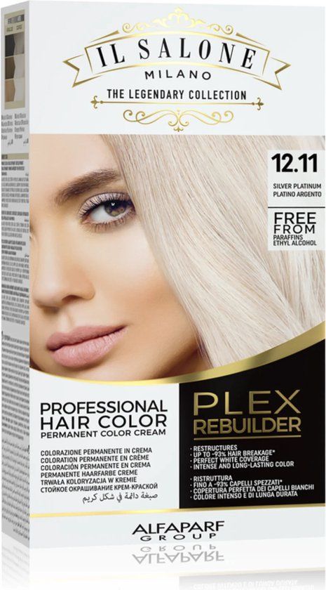 IL Salone - Alfaparf - Haarverf Kit - #12.11 Zilver Platina - 120 ml