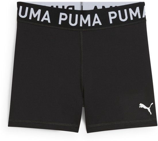 Puma W STRONG Short TIGHT - HW 3'' 526002 Dames Sportshort Zwart 3XL