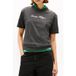 Tommy Hilfiger T-shirt en jersey à logo brodé doré pour femme Gris