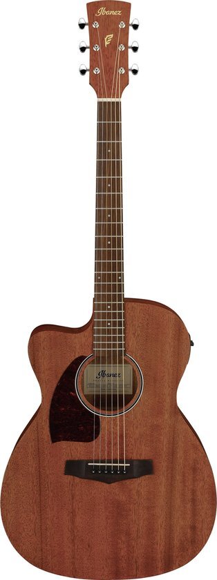 Ibanez PC12MHLCE Open Pore Natural linkshandige elektrisch-akoestische gitaar