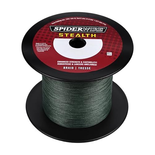 SpiderWire Stealth® Superline - 80 lbs - 1500 yd - Mosgroen