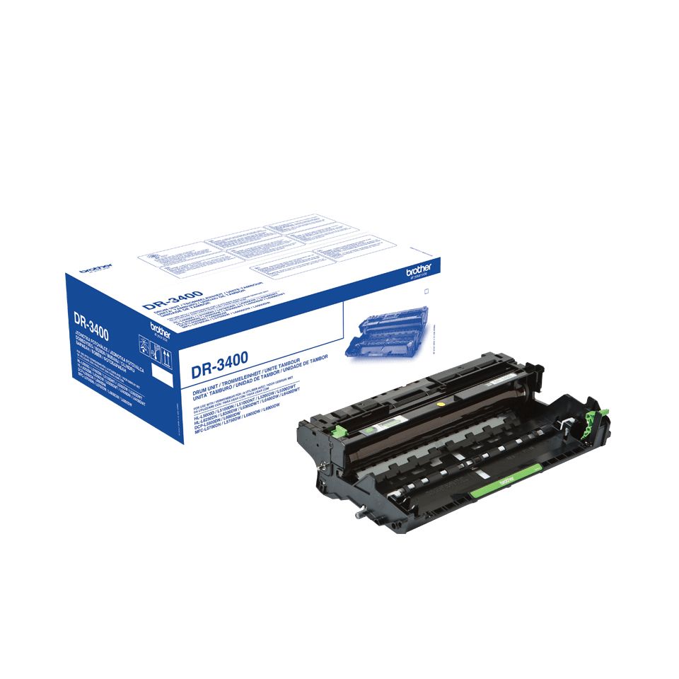 Brother DR-3400 Drum Cartridge - Black - Original