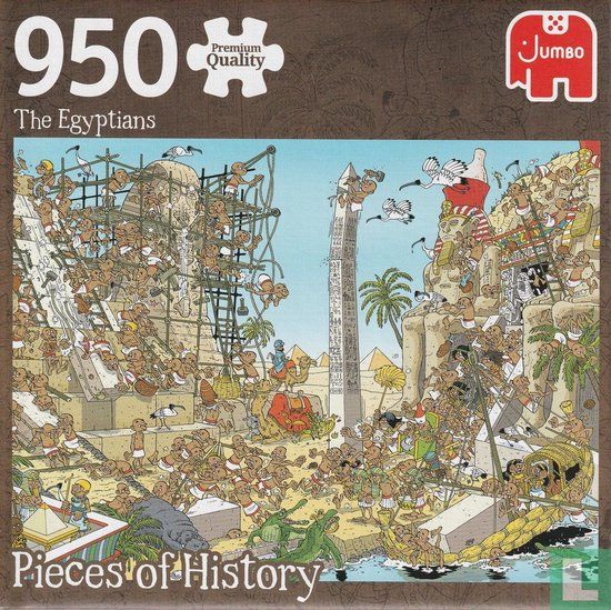 Jumbo Pieces of History The Egyptians Puzzle - 950 Pieces - Ages 6+