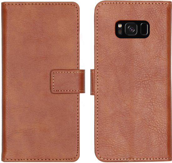imoshion Luxe Bookcase voor de Samsung Galaxy S8 - Bruin