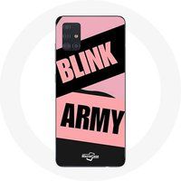 Maniacase Hoesje voor Samsung Galaxy A71 BTS ARMY Et Blackpink Blink Rose Noir