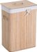 Homcom Wasmand - Bamboe - 40x30x60cm - Beige