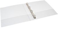 Quantore Presentatieringband A4 Maxi 4-rings D-mech 20mm wit