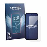 Savvies 3 Stuks Screenprotector voor Nothing Phone (4b) - Glas Transparant