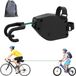 Corde de remorquage Icecat pour enfants et adultes - Corde de traction élastique pour vélo de 2,5 m - Système de remorquage rétractable - Outils de cyclisme d'extérieur portables - Capacité de remorquage jusqu'à 500 lb pour vélo VTT pour enfants