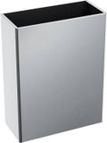 Poubelle murale rectangulaire - 38L Inox 304 mat