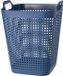 Wasmand - Bleu foncé - 48 litres - Plastique - Carré