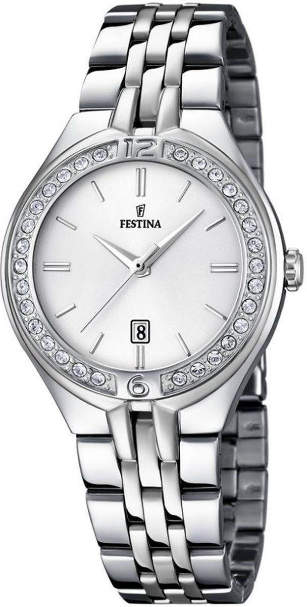 Festina F16867/1 Mademoiselle Horloge - Staal - Zilverkleurig - 32.5 mm
