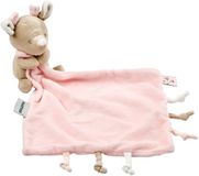 Nattou FanFan Baby Knuffeldoekje met Knuffel - 27 x 27 cm - Doudou hertje - Baby Cadeau - Beige