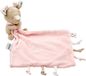 Nattou FanFan Baby Knuffeldoekje met Knuffel - 27 x 27 cm - Doudou hertje - Baby Cadeau - Beige