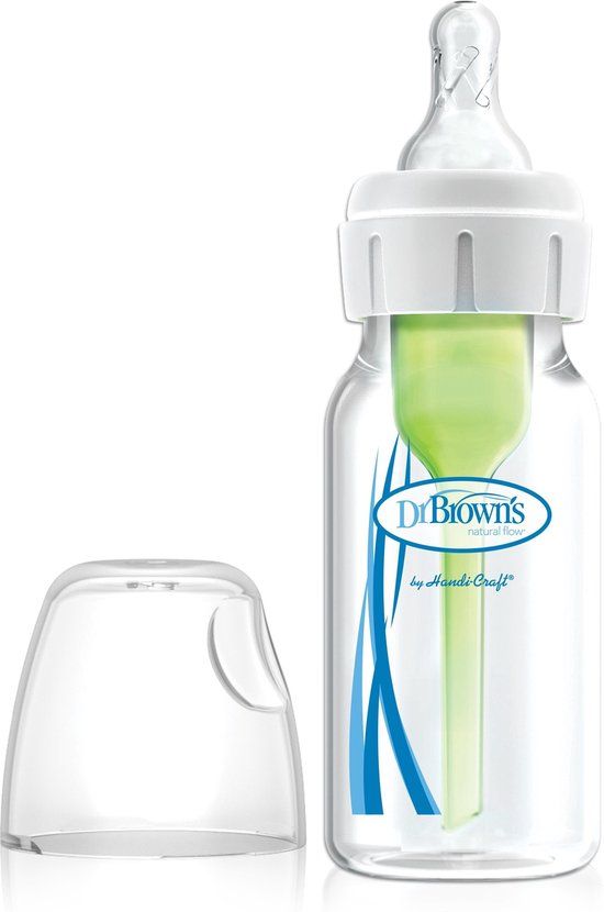 Dr. Brown's Options+ Anti-Colic Babyfles - Smalle halsfles - 120ml - Transparant