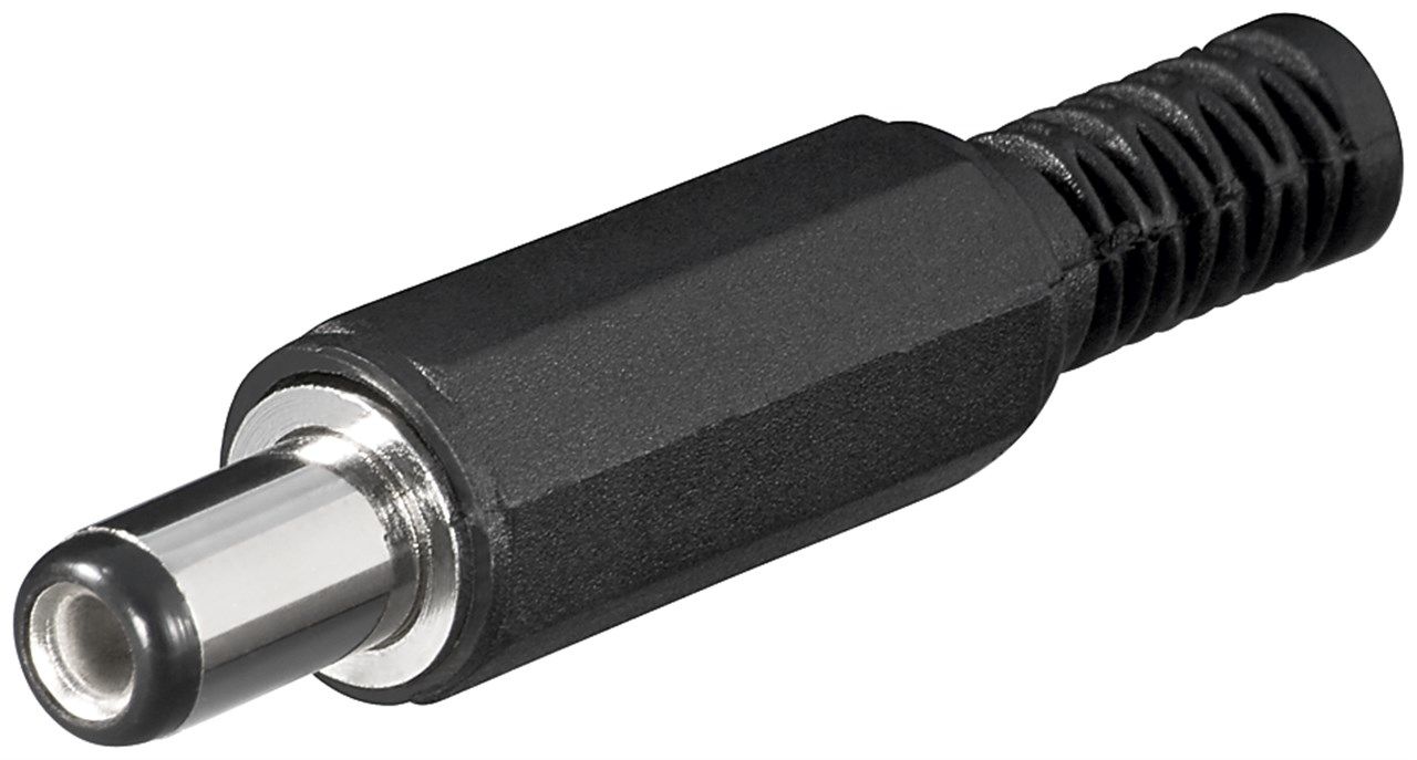 Goobay DC Connector 2.1 x 5.5mm - Black - 10 Pack