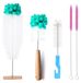 Set de 5 brosses à bouteilles avec brosse pour pailles pour diverses bouteilles