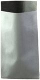 Merkloos Cadeauzakjes Zilver-Zwart – 12×19 cm – 50 st