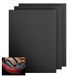 BBQ-grillmat - Herbruikbaar - 32 x 50 cm - Noir - Set van 3