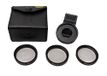 SYSTEM-S Makro Lenset, Zoom Close Up Filter Kit met Clip Tas in Zwart