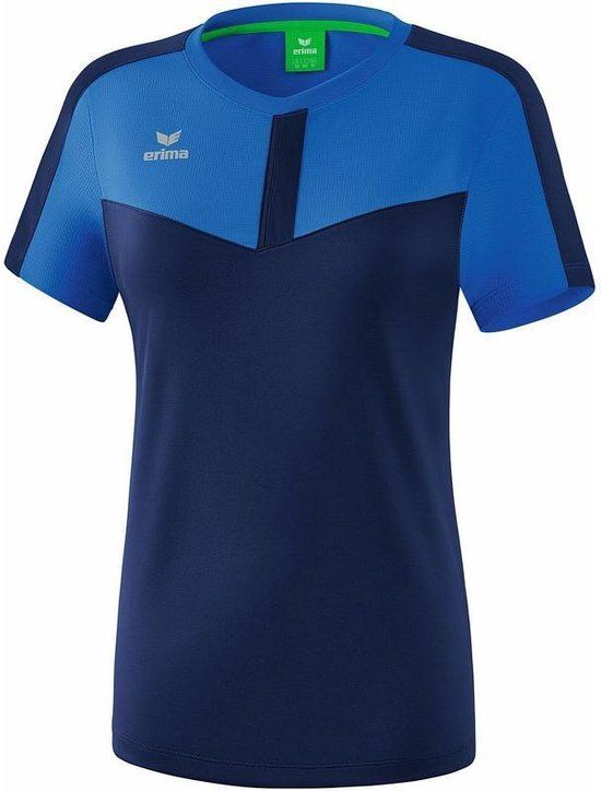 Erima Squad T-Shirt Dames - New Royal-New Navy Maat 40