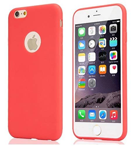 Shot Case Siliconen Hoesje Apple iPhone 7 - Rood