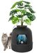 Merkloos Kattenbak verborgen - Gesloten ontwerp - Met koolstoffilter - 70 cm hoog - Zwart - Voor woonkamer en slaapkamer