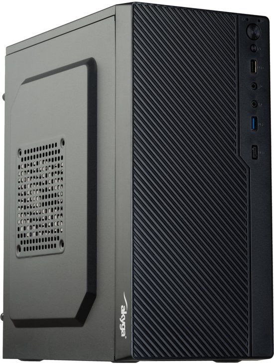 Akyga AK36BK Micro Tower Computerbehuizing, Zwart