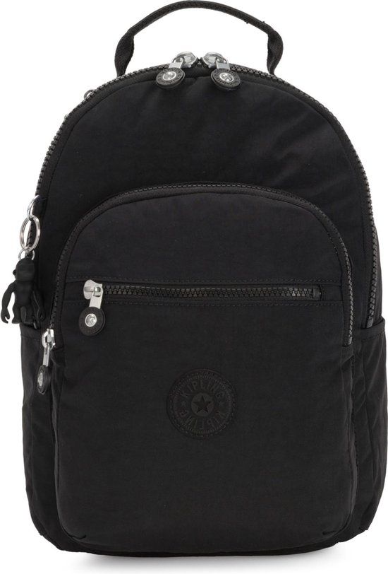 Kipling SEOUL S Rugzak - Black Noir - 14 Liter - 13 inch Laptopvak - Unisex