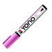 Marabu 12400102033 YONO marker, roze 033, veelzijdige acrylstift met Japanse wigvormige punt 0,5-5 mm, op waterbasis, lichtecht en waterbestendig, voor bijna alle ondergronden