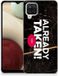 Samsung Galaxy A12 Siliconen hoesje met naam Already Taken Black