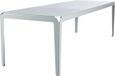 Weltevree | Bended Table | Aluminium Tuintafel 90 x 270 cm | Tuinmeubel, Buitentafel, Eettafel Buiten | Tuin Tafel 12 Personen | Agaatgrijs