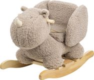 Nattou Neushoorn Teddy Schommelpaard Hobbelpaard Taupe 59 x 45 cm