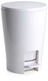 Tatay Diabolo Badkamer Prullenbak Met Pedaal 5l Wit