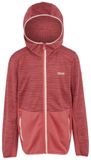 Regatta Veste softshell enfant Prenton III - Unisexe - 14 ans - Polyester/Élasthanne - À capuche - Coupe-vent - Manches longues - Poches zippées - Rumba red/mineral red