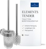 Villeroy & Boch Elements Tender toiletborstelgarnituur, rond – Chroom