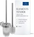 Villeroy & Boch Elements Tender toiletborstelgarnituur, rond – Chroom