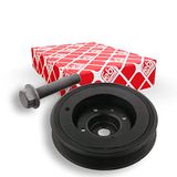 febi bilstein 33568 riemschijf (ontkoppeld) voor krukas, met schroef, 1 stuk