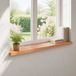 vidaXL - Raamprofielen - 2 stuks - Gevoerd - 70 x 40 x 2 cm - Massief beukenhout