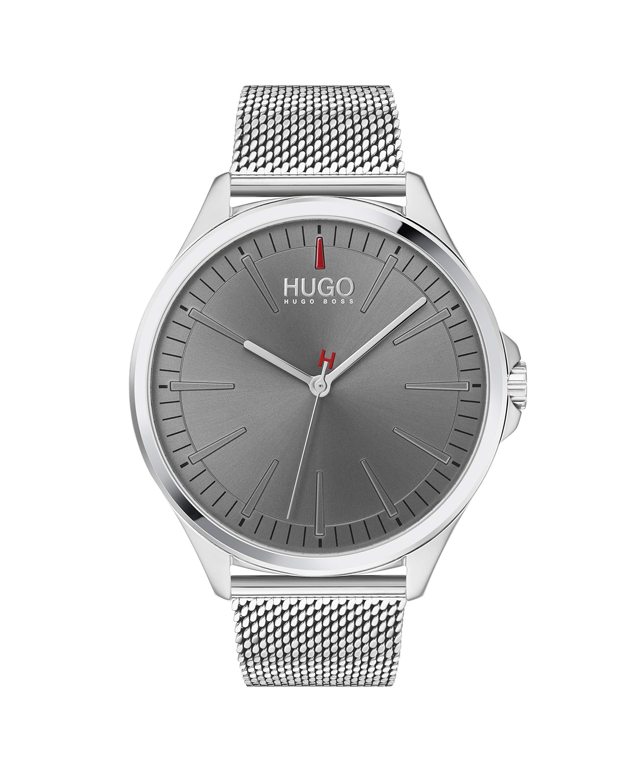 HUGO HU1530135 #SMASH - Polshorloge - Staal - Zilverkleurig - Ø 43 mm