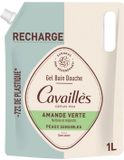 Cavaillès Bad- en Douchegel Gevoelige Huid Groene Amandel Eco-Navulling 1 L